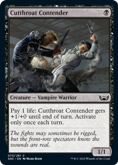 Cutthroat Contender (73) [Streets of New Capenna]