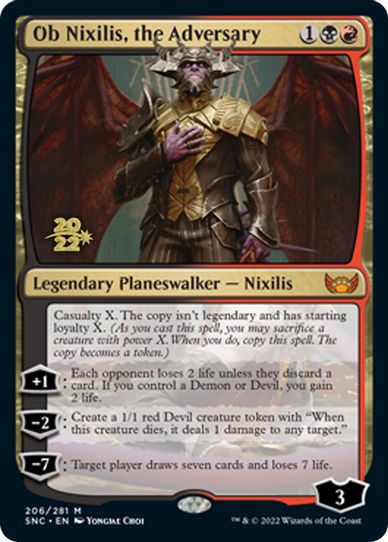 Ob Nixilis, the Adversary (206) [Prerelease Cards]