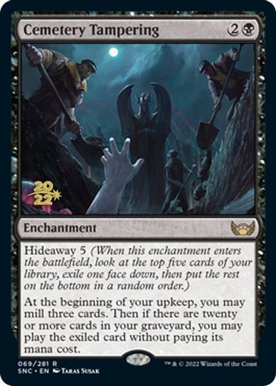 Cemetery Tampering (69) [Prerelease Cards]