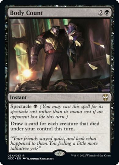 Body Count (34) [Commander: Streets of New Capenna]