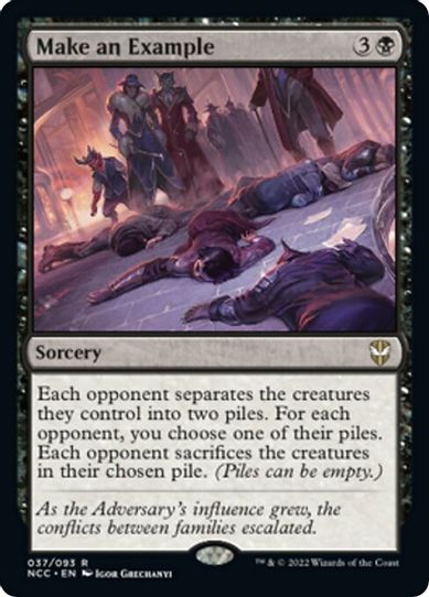 Make an Example (37) [Commander: Streets of New Capenna]