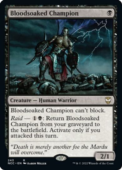 Bloodsoaked Champion (243) [Commander: Streets of New Capenna]