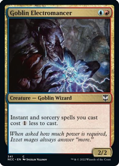 Goblin Electromancer (341) [Commander: Streets of New Capenna]