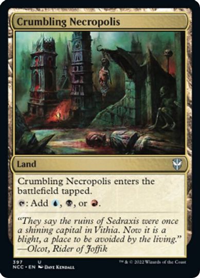 Crumbling Necropolis (397) [Commander: Streets of New Capenna]