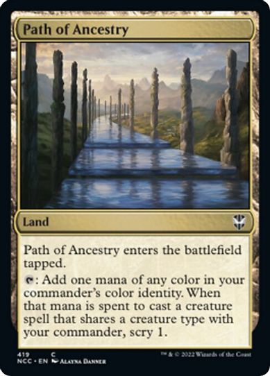 Path of Ancestry (419) [Commander: Streets of New Capenna]