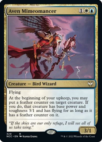 Aven Mimeomancer (329) [Commander: Streets of New Capenna]