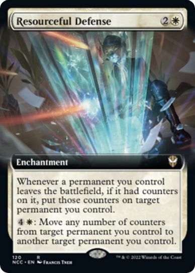 Resourceful Defense (Extended Art) (120) [Commander: Streets of New Capenna]