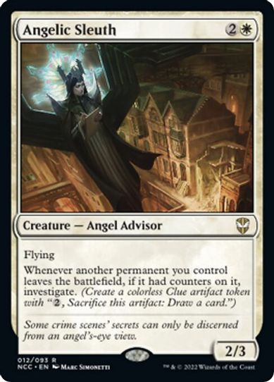 Angelic Sleuth (12) [Commander: Streets of New Capenna]