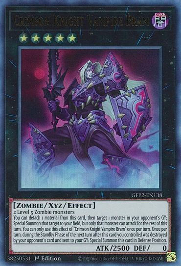Crimson Knight Vampire Bram (GFP2-EN138) [Ghosts From the Past: The 2nd Haunting]
