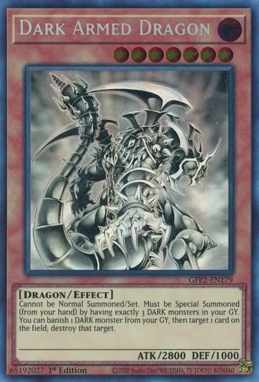 Dark Armed Dragon (Ghost Rare) (GFP2-EN179) [Ghosts From the Past: The Pokemon Plug Dark Armed Dragon (Ghost Rare) (GFP2-EN179) [Ghosts From the Past: The Pokemon Plug