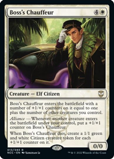 Boss's Chauffeur (13) [Commander: Streets of New Capenna]