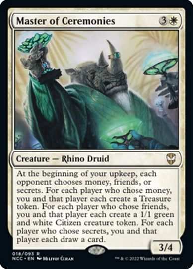 Master of Ceremonies (18) [Commander: Streets of New Capenna]