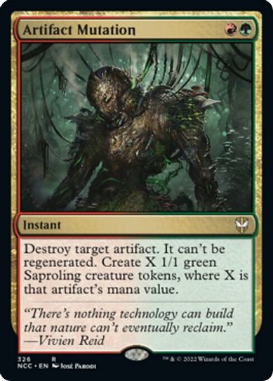 Artifact Mutation (326) [Commander: Streets of New Capenna]