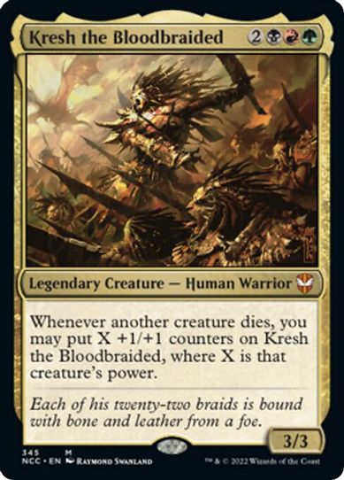 Kresh the Bloodbraided (345) [Commander: Streets of New Capenna]