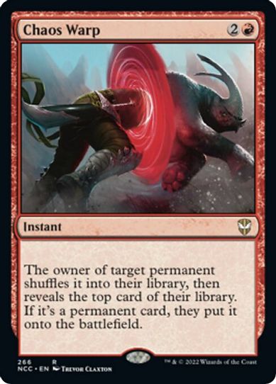 Chaos Warp (266) [Commander: Streets of New Capenna]