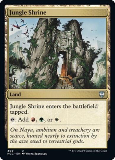 Jungle Shrine (409) [Commander: Streets of New Capenna]