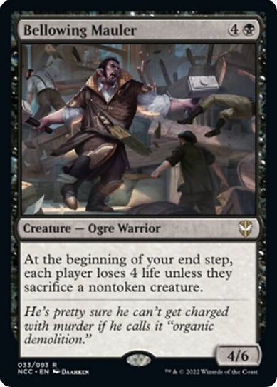 Bellowing Mauler (33) [Commander: Streets of New Capenna]