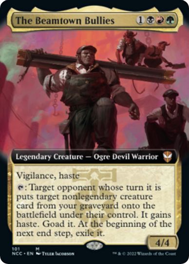 The Beamtown Bullies (Extended Art) (101) [Commander: Streets of New Capenna]