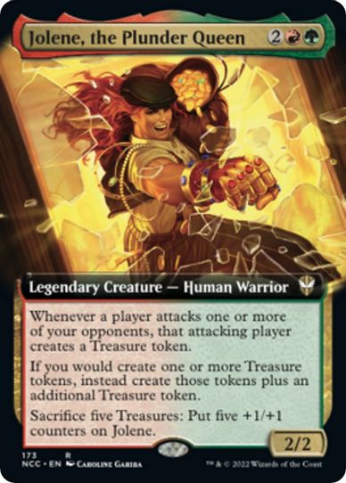 Jolene, the Plunder Queen (Extended Art) (173) [Commander: Streets of New Capenna]
