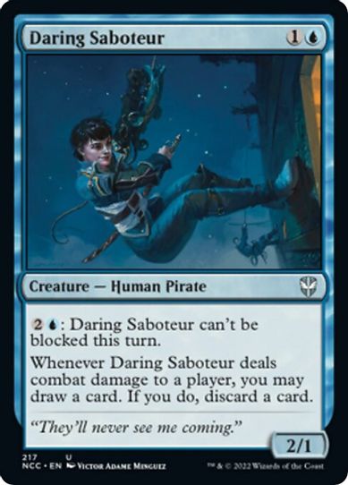 Daring Saboteur (217) [Commander: Streets of New Capenna]