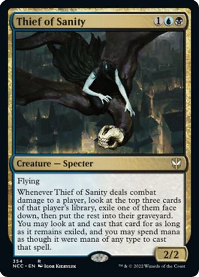 Thief of Sanity (354) [Commander: Streets of New Capenna]