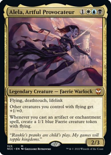 Alela, Artful Provocateur (325) [Commander: Streets of New Capenna]