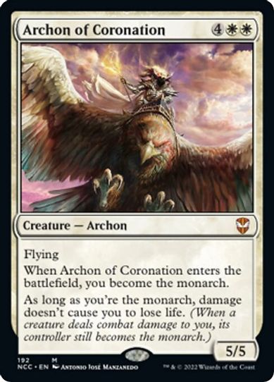 Archon of Coronation (192) [Commander: Streets of New Capenna]