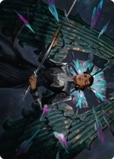 Sanctuary Warden Art Card (8) [Art Series: Streets of New Capenna]
