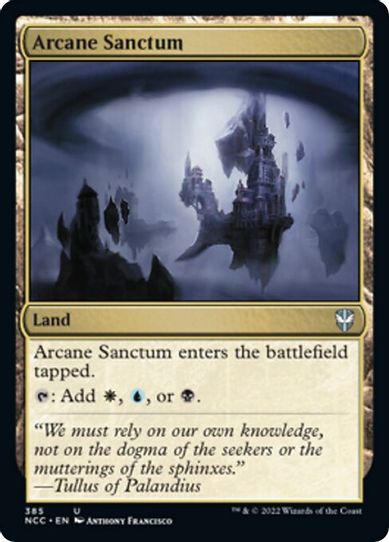 Arcane Sanctum (385) [Commander: Streets of New Capenna]