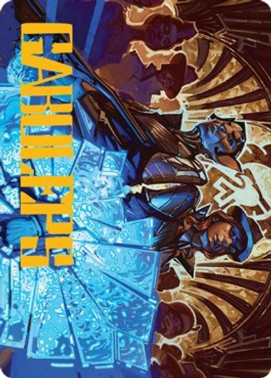 Contractual Safeguard Art Card (Gold-Stamped Signature) (50) [Art Series: Streets of New Capenna]