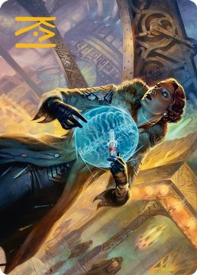 Writ of Return Art Card (Gold-Stamped Signature) (59) [Art Series: Streets of New Capenna]