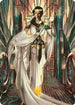 Elspeth Resplendent Art Card () (Gold-Stamped) (64) [Art Series: Streets of New Capenna]