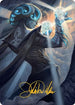 Queza, Augur of Agonies Art Card (Gold-Stamped Signature) (75) [Art Series: Streets of New Capenna]