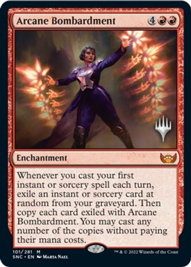 Arcane Bombardment (101) [Promo Pack: Streets of New Capenna]
