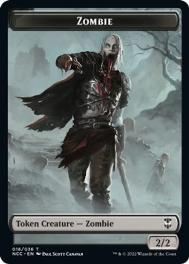 Zombie // Goat Double-sided Token (16 // 5) [Commander: Streets of New Capenna]