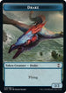 Zombie // Drake Double-sided Token (16 // 10) [Commander: Streets of New Capenna]
