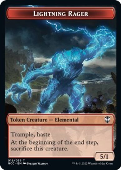 Lightning Rager // Rogue Double-sided Token [Commander: Streets of New Capenna]