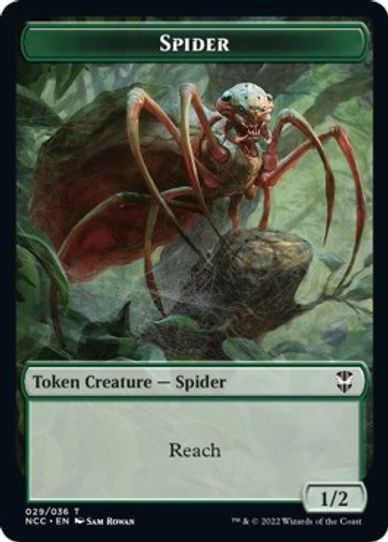 Treefolk // Spider Double-sided Token (29 // 30) [Commander: Streets of New Capenna]