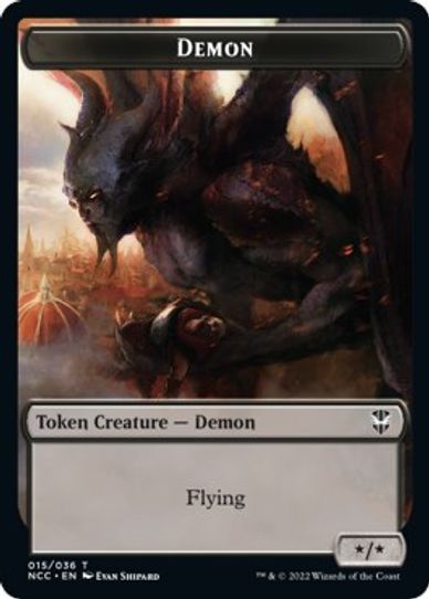 Demon // Copy Double-sided Token [Commander: Streets of New Capenna]