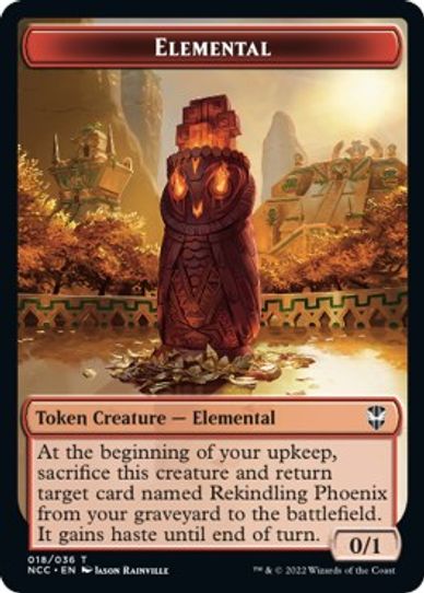 Elemental // Copy Double-sided Token [Commander: Streets of New Capenna]