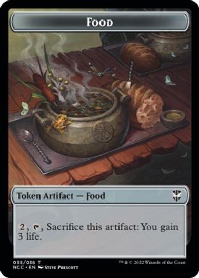 Food // Citizen Double-sided Token (35 // 12) [Commander: Streets of New Capenna]