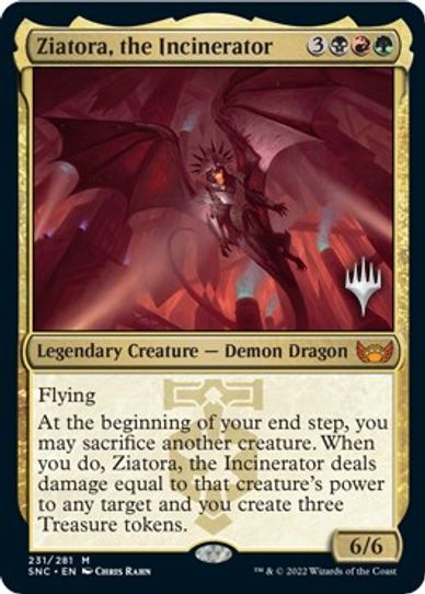 Ziatora, the Incinerator (231) [Promo Pack: Streets of New Capenna]