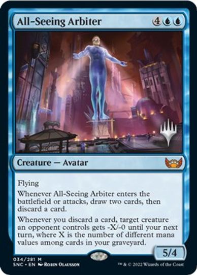 All-Seeing Arbiter (34) [Promo Pack: Streets of New Capenna]