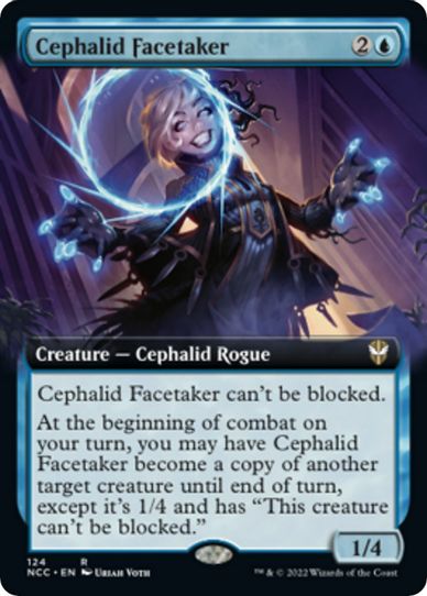 Cephalid Facetaker (Extended Art) (124) [Commander: Streets of New Capenna]