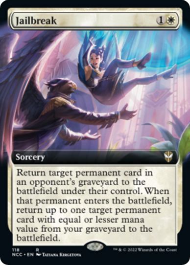 Jailbreak (Extended Art) (118) [Commander: Streets of New Capenna]