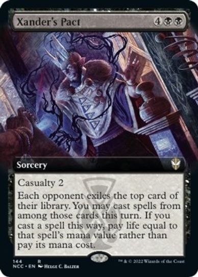 Xander's Pact (Extended Art) (144) [Commander: Streets of New Capenna]
