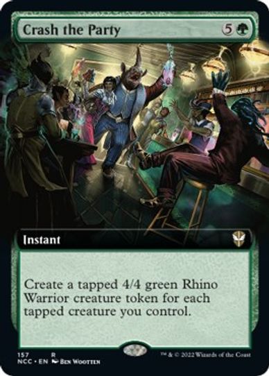 Crash the Party (Extended Art) (157) [Commander: Streets of New Capenna]