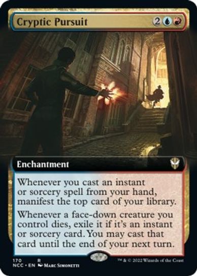 Cryptic Pursuit (Extended Art) (170) [Commander: Streets of New Capenna]