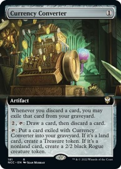 Currency Converter (Extended Art) (181) [Commander: Streets of New Capenna]