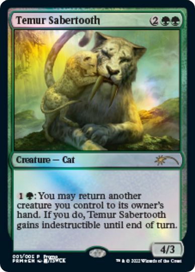 Temur Sabertooth (1) [Unique and Miscellaneous Promos]